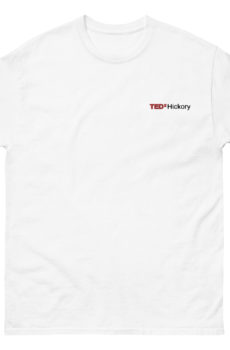 TEDx Unisex White tee